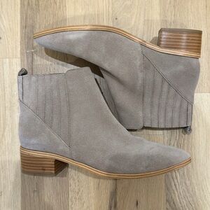 Marc Fisher Suede Low Heel Bootie Size 7.5